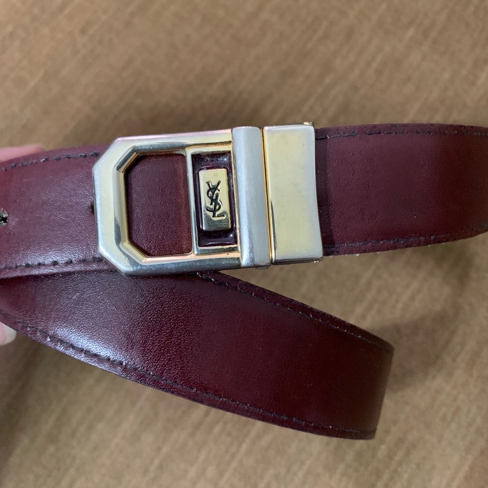 Vintage YSL Reversible Belt Size 32 34 - Picture 7 of 7